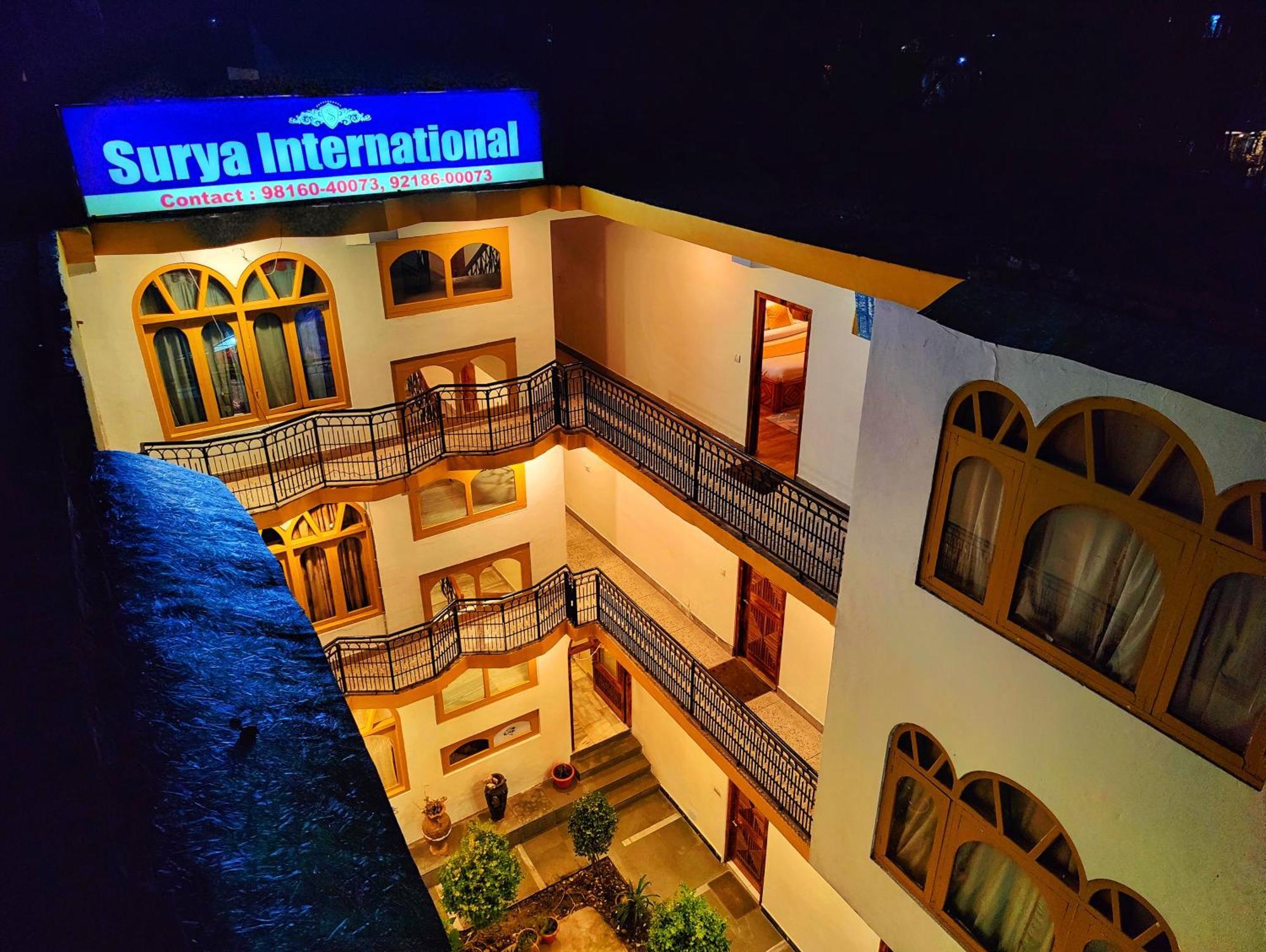 Surya International Hotel Manali Near Mall Road Exterior foto